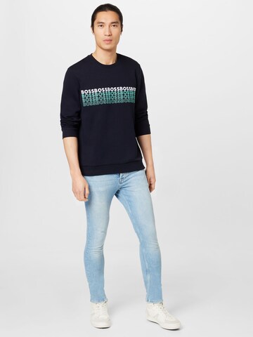 BOSS Sweatshirt 'Salbo 1' in Blau