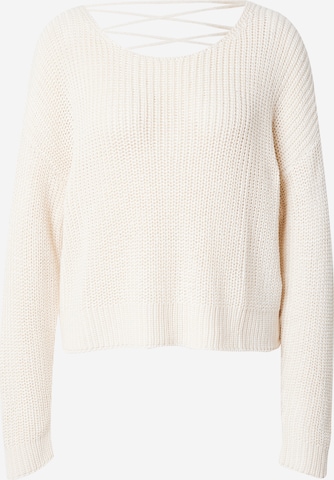 ABOUT YOU Sweater 'Sarina ' in Beige: front