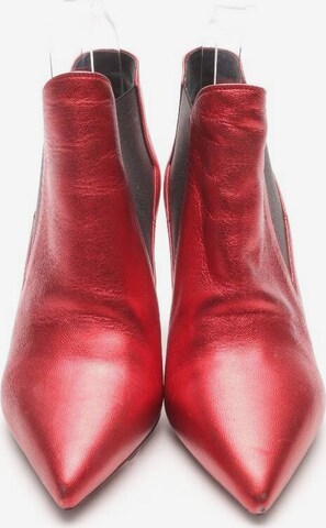 Saint Laurent Dress Boots in 36 in Red