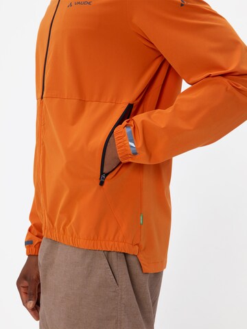 VAUDE Sports jacket 'Cyclist Air' in Orange