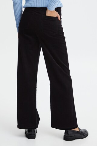 b.young Wide leg Chino 'Danna' in Zwart