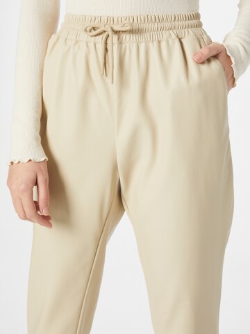 Effilé Pantalon Karo Kauer en beige