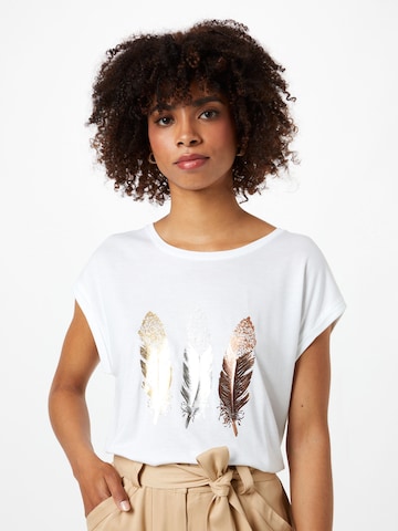 T-shirt 'Carlene' ABOUT YOU en blanc : devant