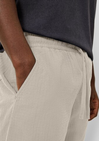 QS Regular Shorts in Beige