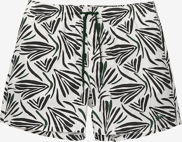 Pull&Bear Board Shorts in White: front