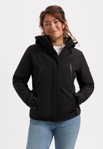 Travelin Winter Jacket 'Lena' in Black: front