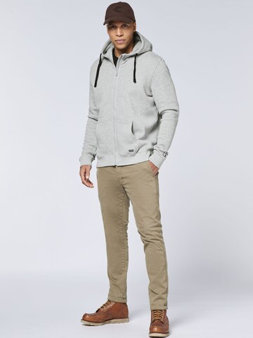 CHIEMSEE Zip-Up Hoodie in Grey