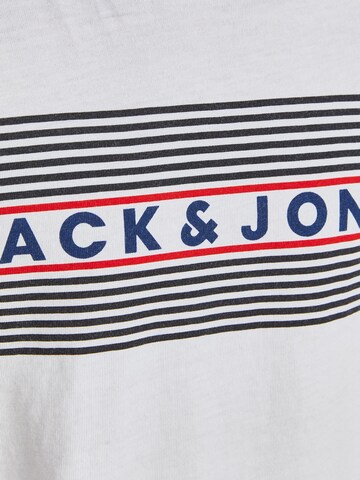 balta Jack & Jones Junior Marškinėliai