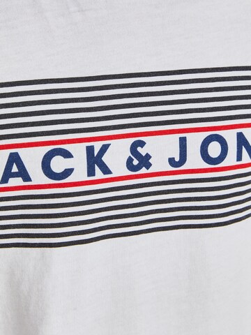 balts Jack & Jones Junior T-Krekls