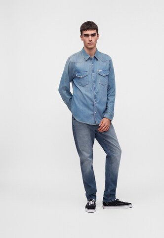GUESS Regular fit Button Up Shirt in Blue