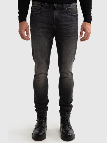 Skinny Jeans 'DERIC' di BIG STAR in nero: frontale