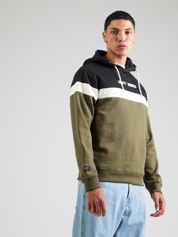 INDICODE JEANS Sweatshirt 'Victoran' in Schwarz: Vorderseite
