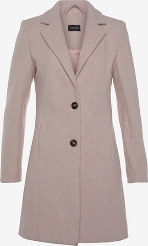LAURA SCOTT Between-Seasons Coat in Pink: front