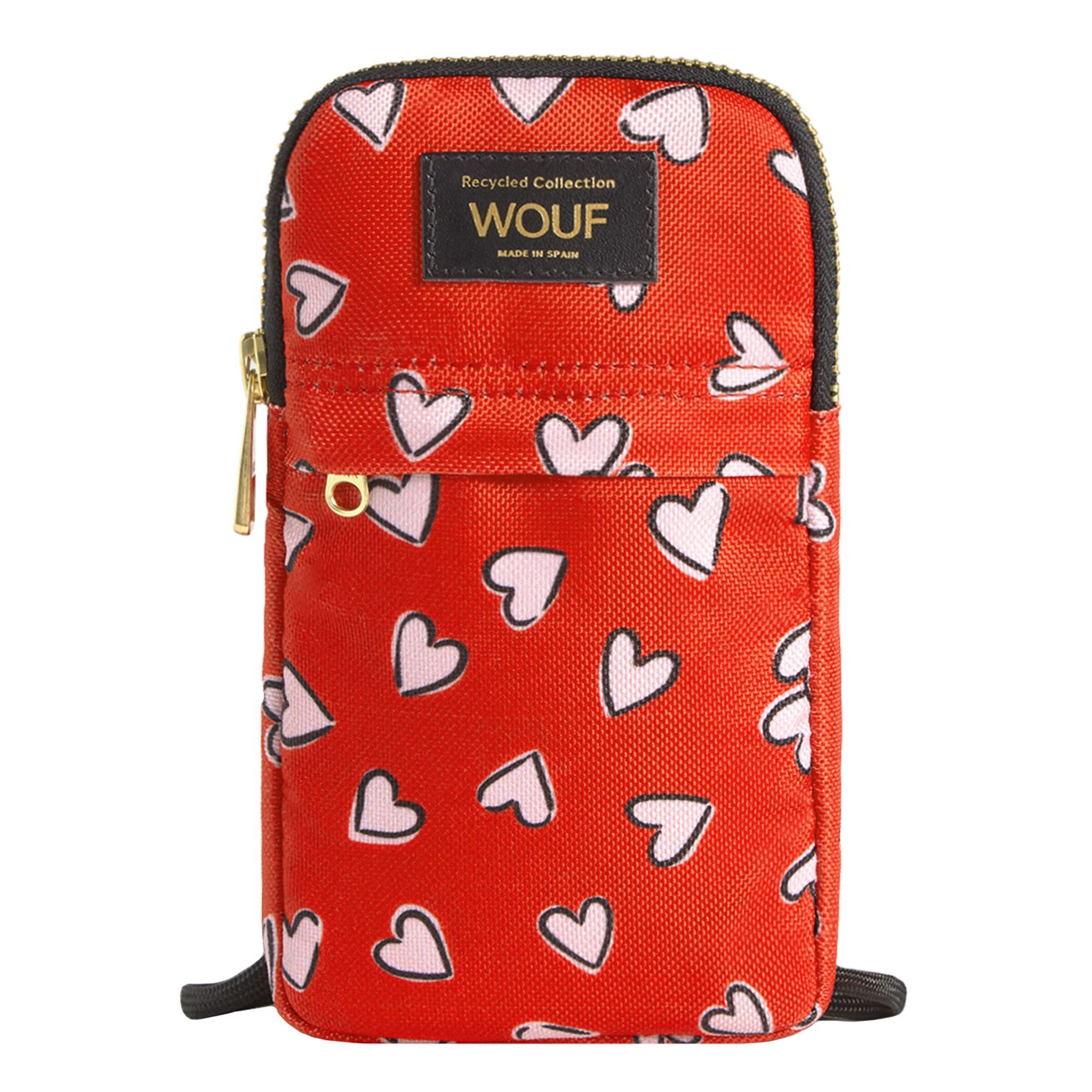 Wouf Smartphonehülle in Rot: Vorderseite