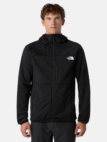 THE NORTH FACE Bluza polarowa 'Meteora' w kolorze czarny: przód