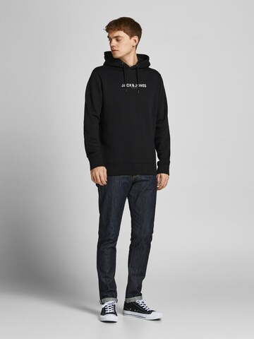 JACK & JONES Sweatshirt 'Booster' in Schwarz