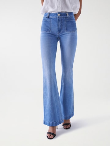Salsa Jeans Flared Jeans in Blue: front