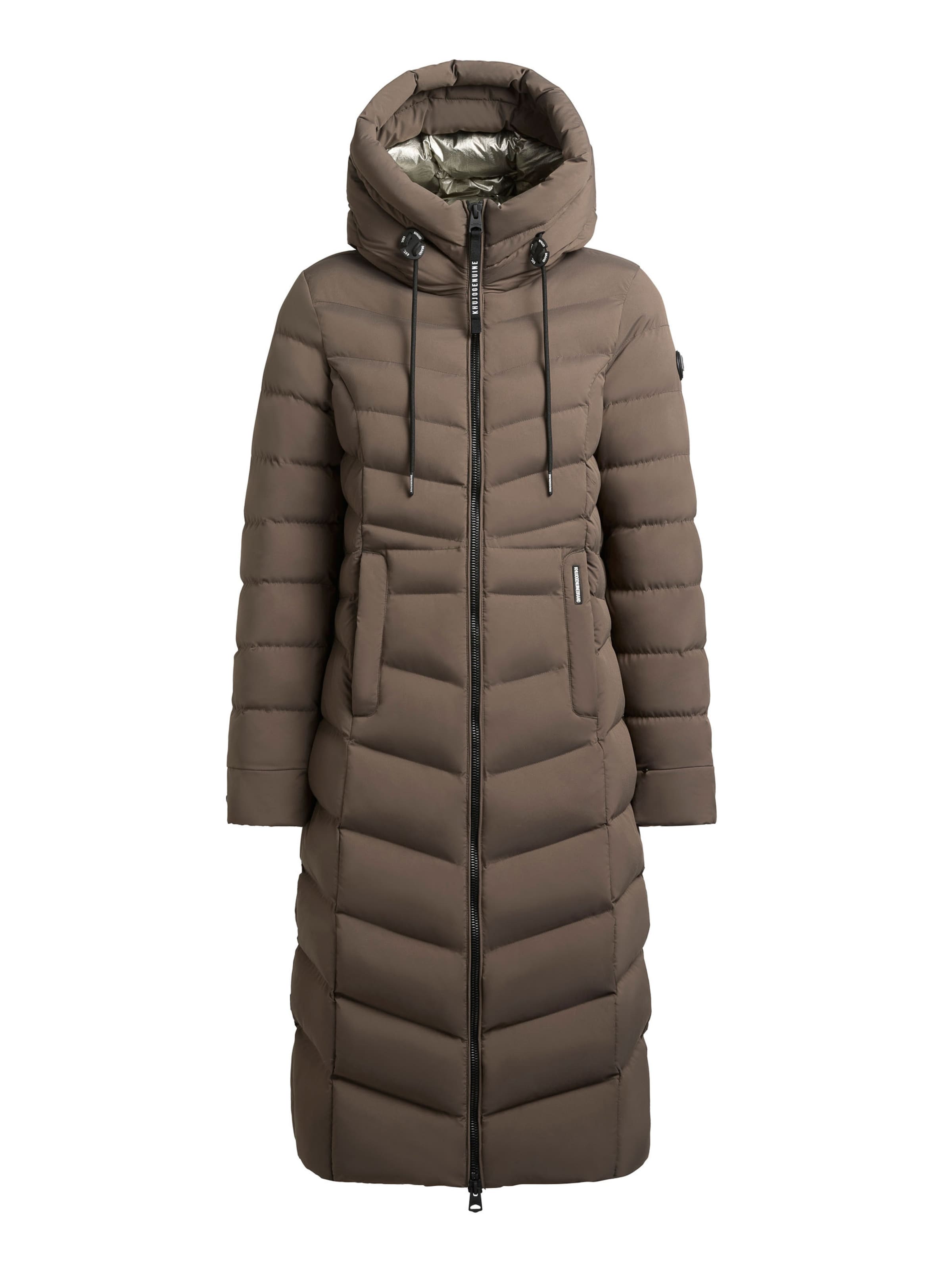 Manteau d’hiver 'Ingram5' khujo en marron : devant