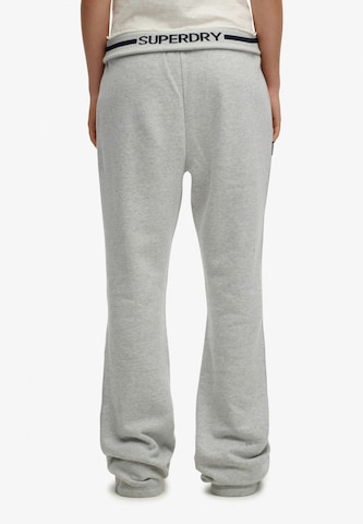 Superdry & Co Loose fit Pants 'Athletic Essentials' in Grey