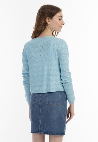 MYMO Knit Cardigan in Blue