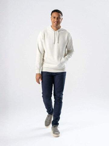 TEESHOPPEN Sweater ' Sweatshirt Hoodie ' in White