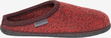 Gottstein Slippers 'Wool Venture' in Red: front