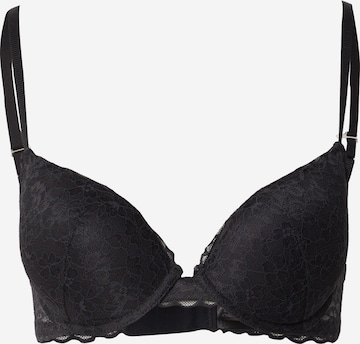 ONLY Push-up BH 'ONLDELICATE' in Schwarz: Vorderseite