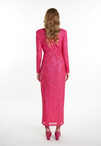 faina Βραδινό φόρεμα σε ροζ