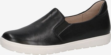 CAPRICE Classic Flats in Black: front