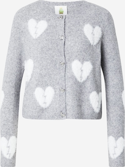 PRINCESS GOES HOLLYWOOD Kardigan u siva / bijela, Pregled proizvoda