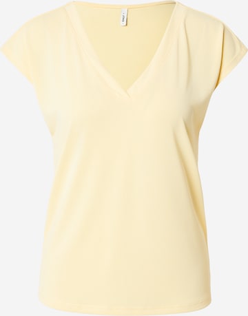ONLY - Camisa 'ONLFree' em amarelo: frente