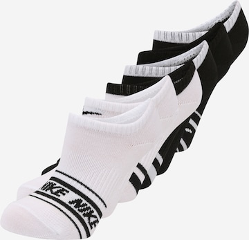 Chaussettes de sport NIKE en noir : devant