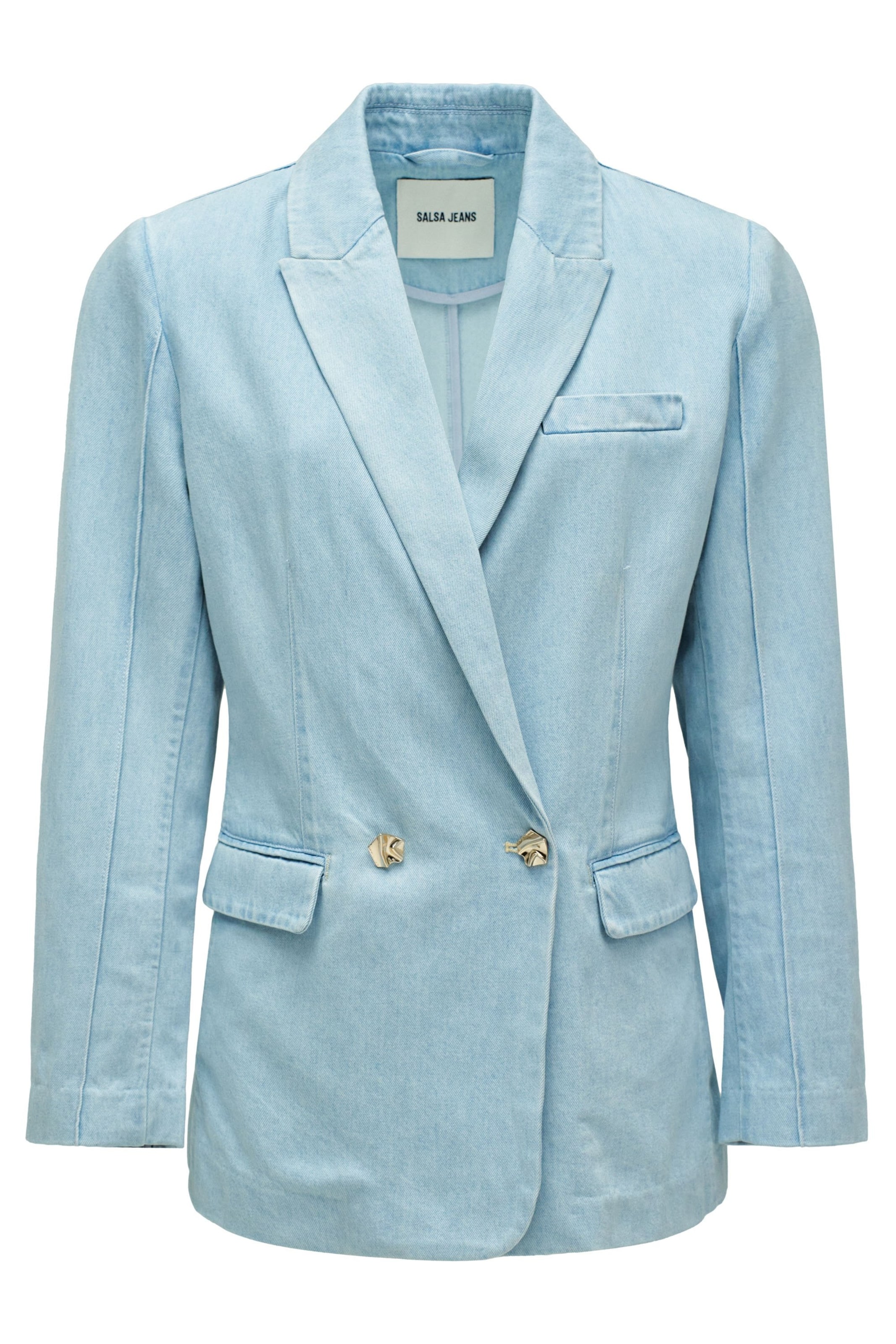 Salsa Jeans Blazers in Blauw: voorkant