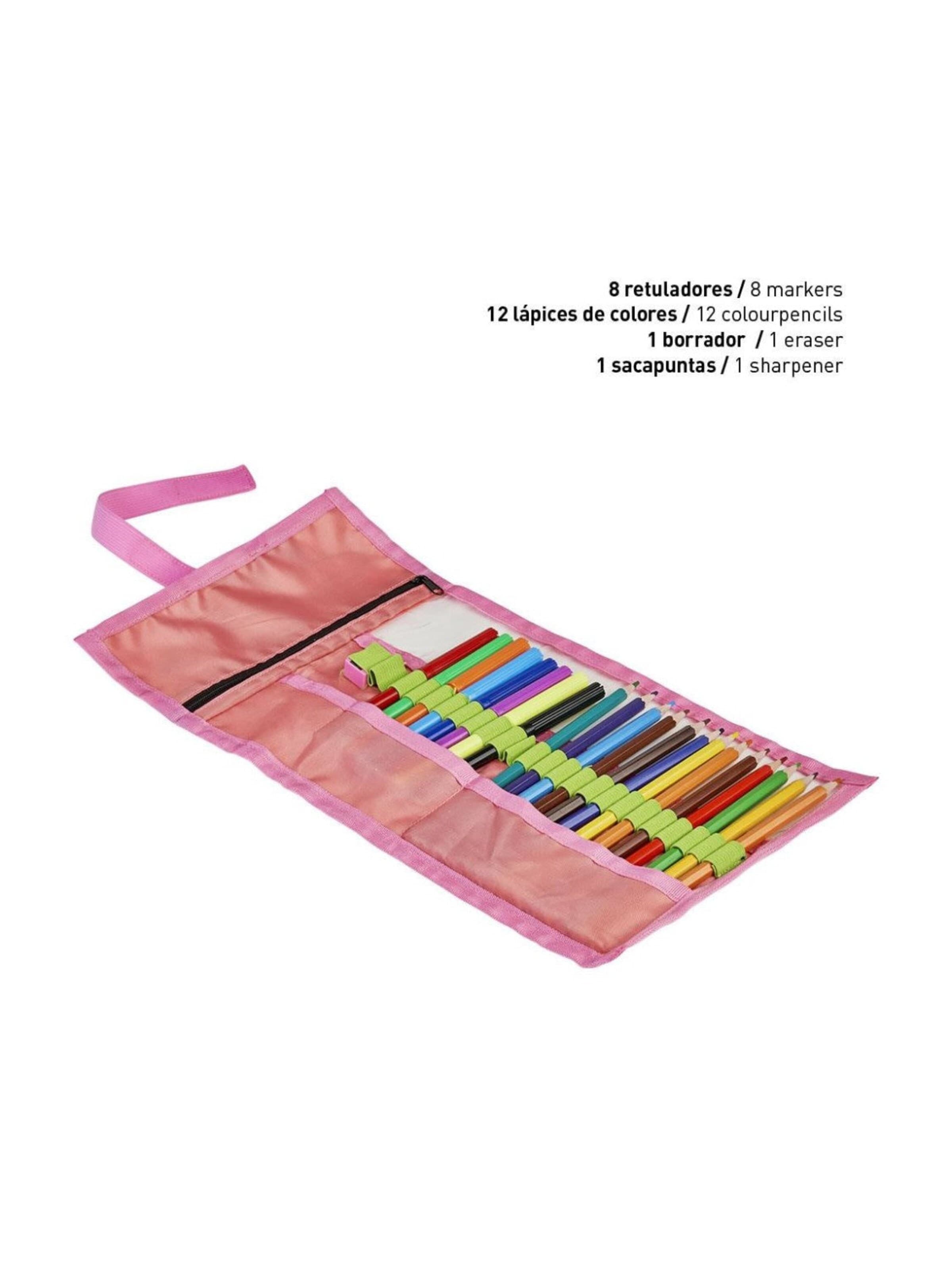 DISNEY Buideltas 'Disney Minnie Mouse Oprol Etui met inhoud' in Roze