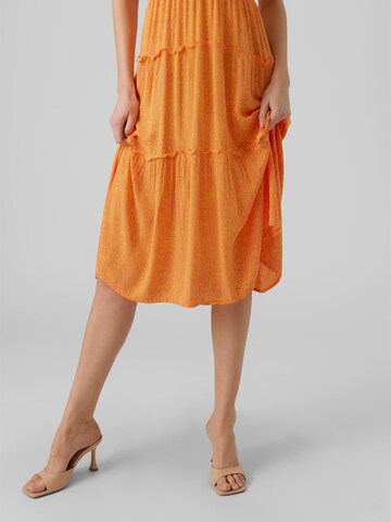 VERO MODA Kleid 'Menny' in Orange