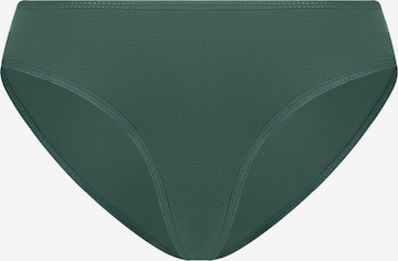 Albero Natur Slip 'Klassischer Bio-Baumwoll Damen Slip' in Grün: Vorderseite