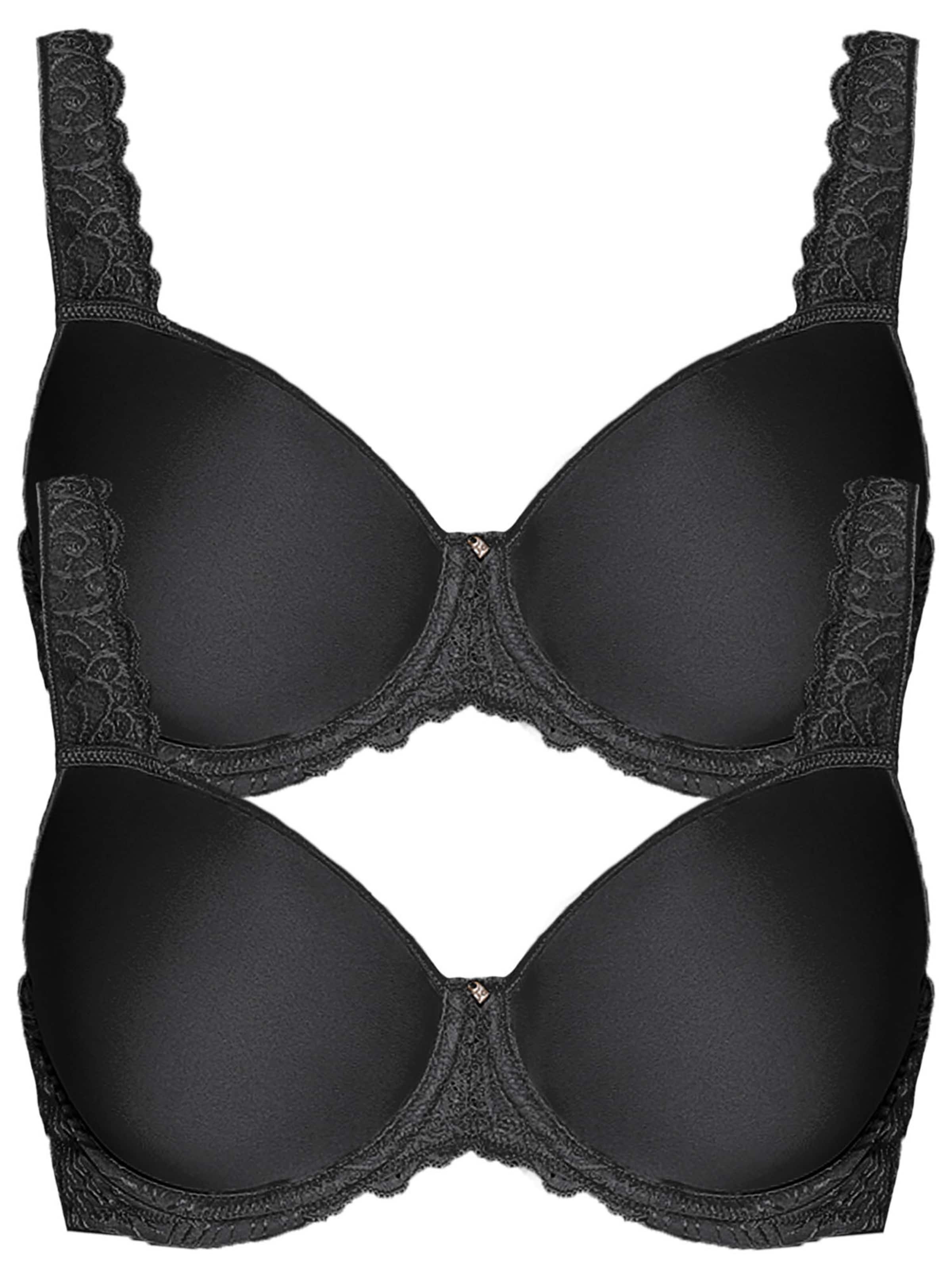 VIANIA Bra 'Marina' in Black: front