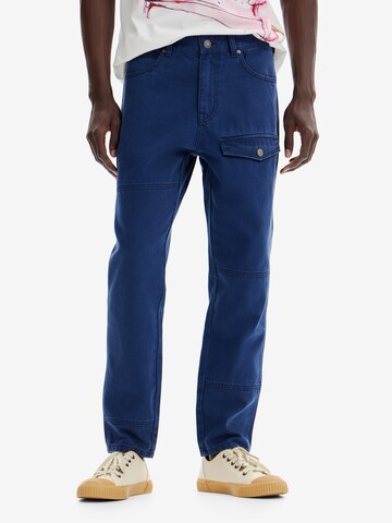Desigual - Regular Calças 'Serge' em azul: frente