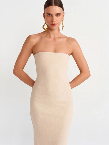 Dilvin Dress in Beige