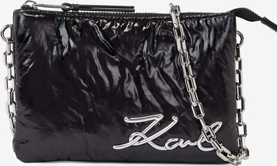 Karl Lagerfeld Umhängetasche in schwarz / silber, Produktansicht