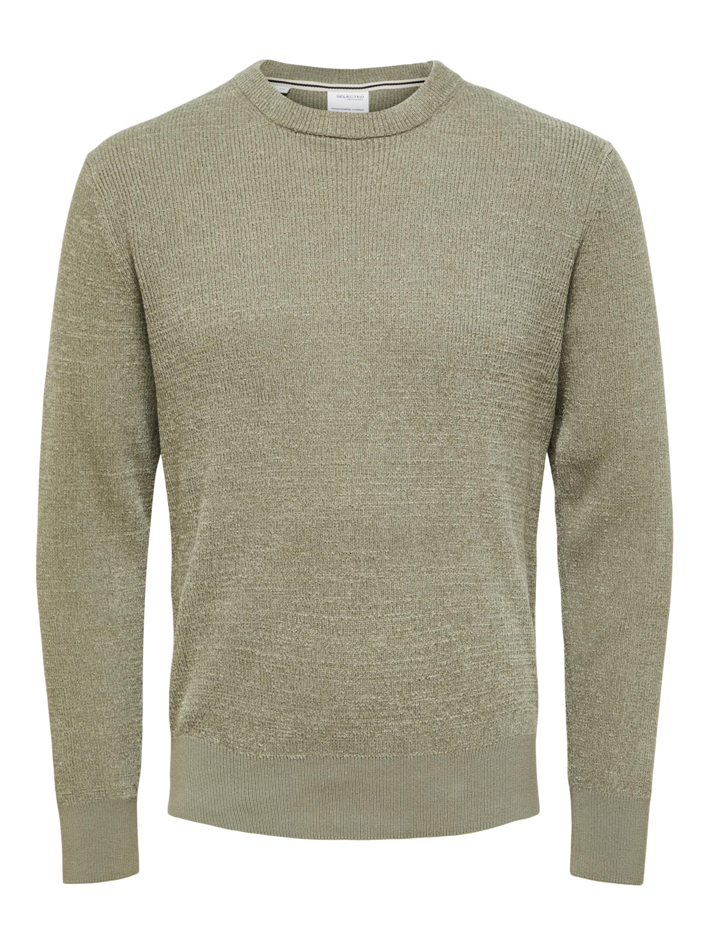 SELECTEDPulover 'Rodney' - siva boja: prednji dio