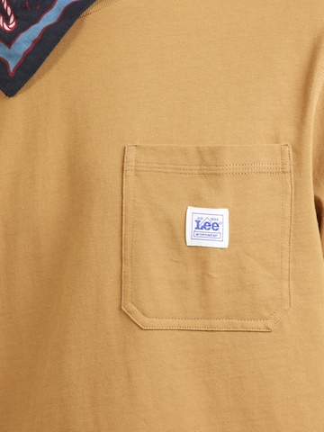 Lee T-shirt i brun