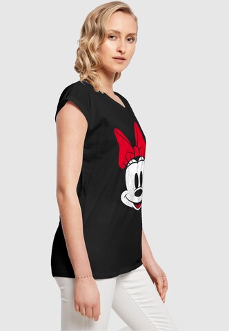 ABSOLUTE CULT Shirt 'Mickey Mouse - Minnie Beaten Face' in Black
