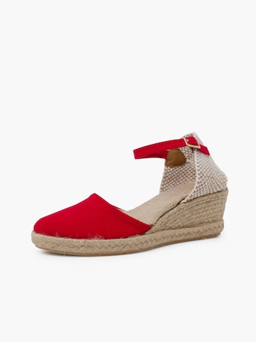 Pisamonas Sandale‌‌ in Rot: Vorderseite