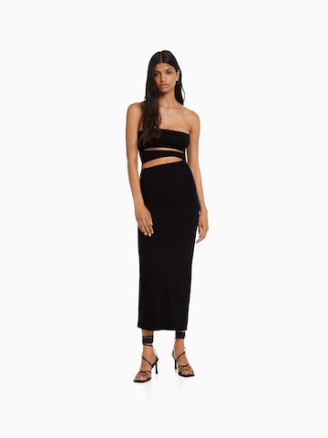 Bershka Kleid in Schwarz