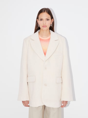 LeGer Premium Between-seasons coat 'GABRIELE' in Beige: front