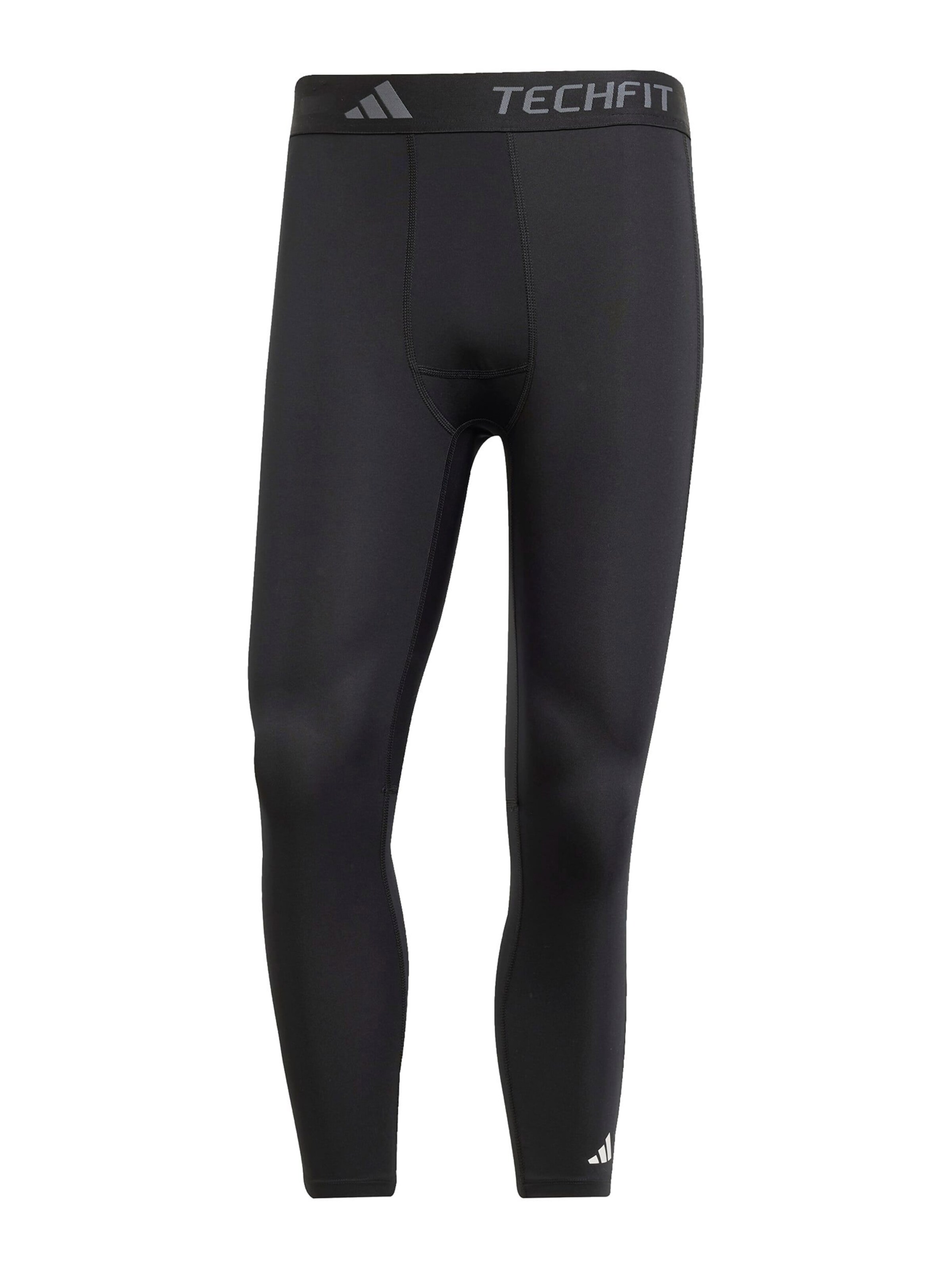 ADIDAS PERFORMANCE Pantalon de sport en gris clair / noir / blanc, Vue avec produit