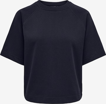 Sweat-shirt 'ONLOfelia' ONLY en bleu : devant