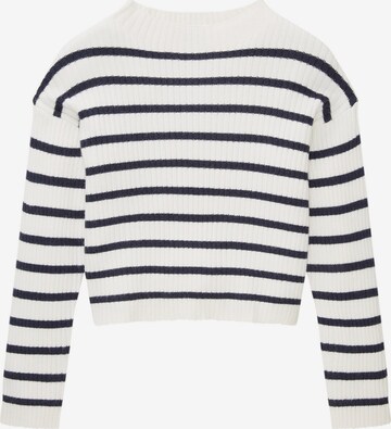 TOM TAILOR Sweater in White: front