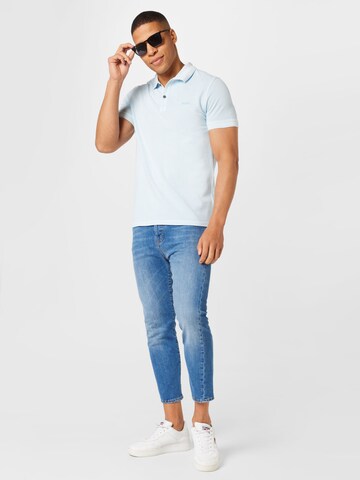 BOSS Orange Regular Fit Poloshirt 'Prime' in Blau